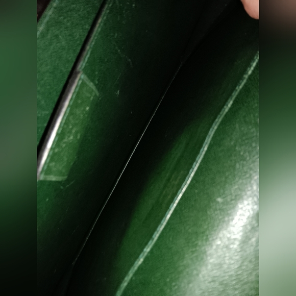 Louis Vuitton green Taiga briefcase with key - Picture 5 of 8